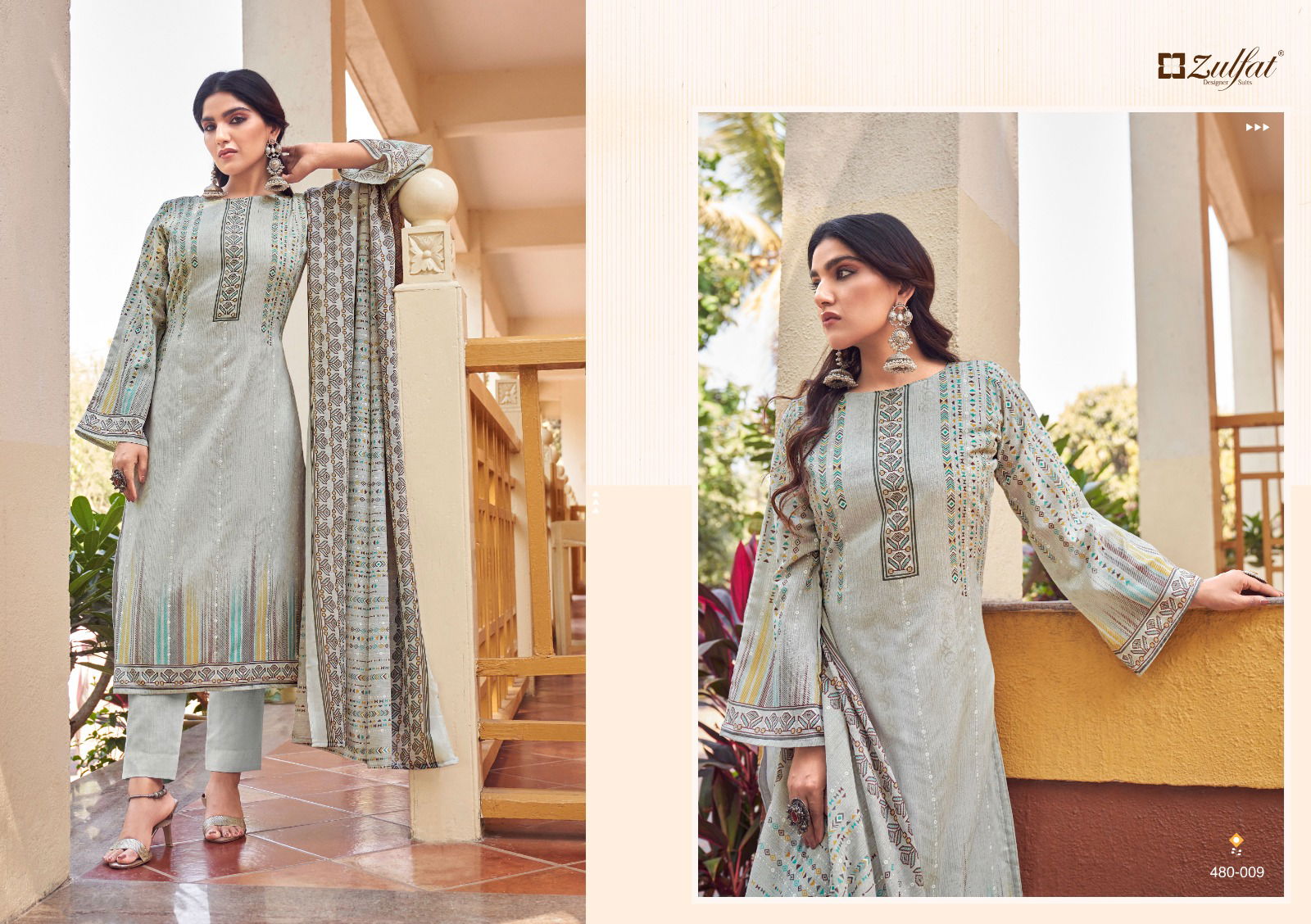 Zulfat Hakoba Wholesale Printed Cotton Dress Material Catalog